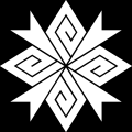 稲光付き
四つ稲妻菱