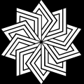 捻じ稲妻菱