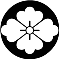 石持ち地抜き花菱