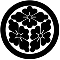 丸に三つ寄せ花菱