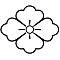 変わり三つ蔓花菱