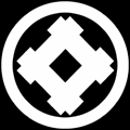 丸に隅立て井筒
