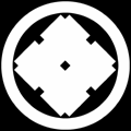 丸に隅立て太井筒
