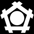 五角井筒に星