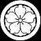 丸に八重唐花