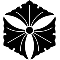 六角三つ銀杏