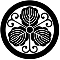 丸に蔓柏