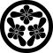 丸に三つ
梨の切り口