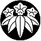 石持ち地抜き竜胆