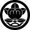 丸に台付き橘