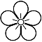 陰梅の花